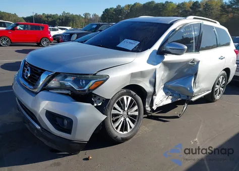 2017 Nissan Pathfinder Sv from USA, damaged, VIN 5N1DR2MM2HC643293